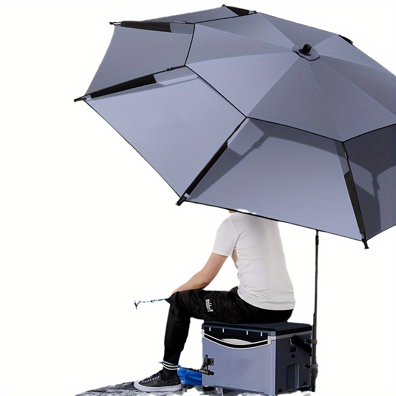 Folding Fishing Umbrella Rainproof Uv Protection Wind - Temu Canada
