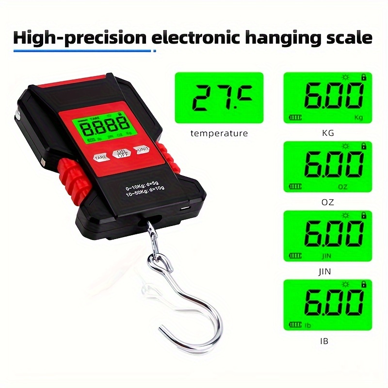 Electronic Weight Hanging Hook Weighing Scales, Digital Fishing