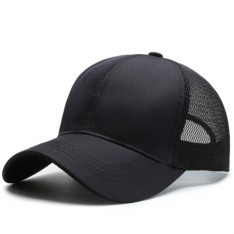 Outdoor Sports Solid Baseball Cap Sunscreen Mesh Cap