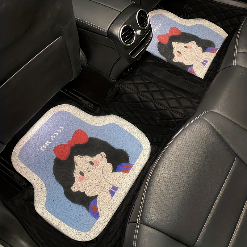 1pc Princess Printed Car Floor Mat, Cute Car Decoration Accessories, Easy  To Clean