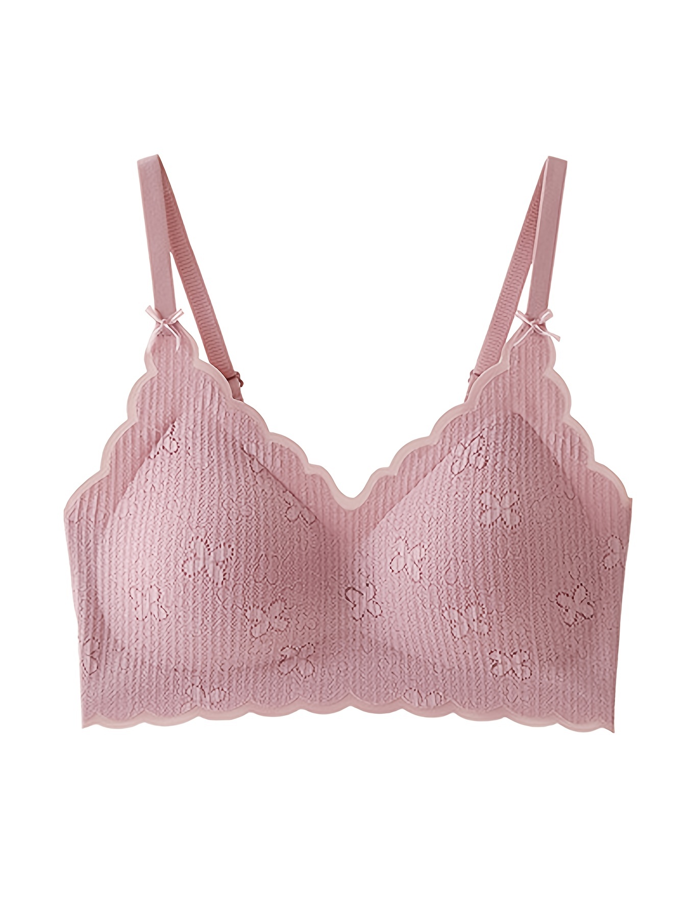 French Macaron Lace Bras For Side Set For Girls Romantic, Cute