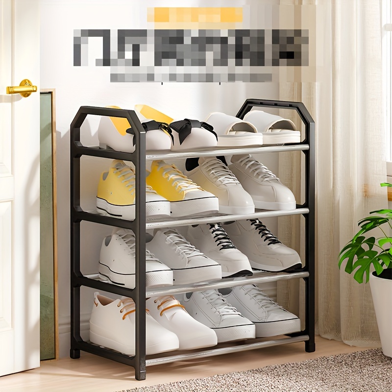 Simple Doorway Shoe Rack With Multi tier Small Narrow Wooden - Temu