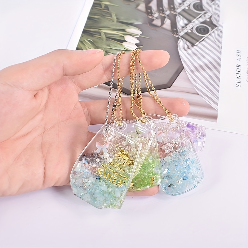 Resin Keychain Handmade Charm Keychain Pendants Jewelry Making