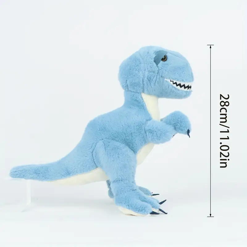 Brinquedo de pelúcia de dinossauro de desenho animado de 11,02 polegadas,  boneco de pelúcia de