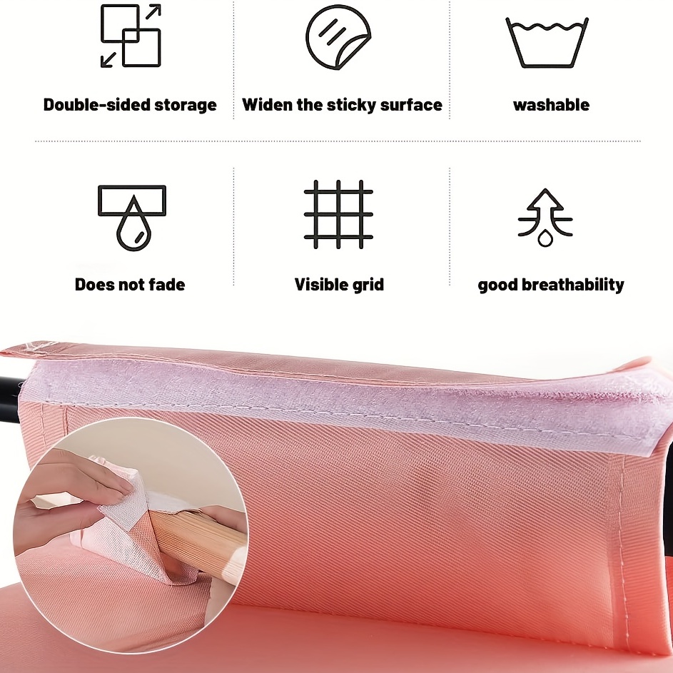 1pc Hanging Wardrobe Shelf Organiser Foldable Dustproof Container