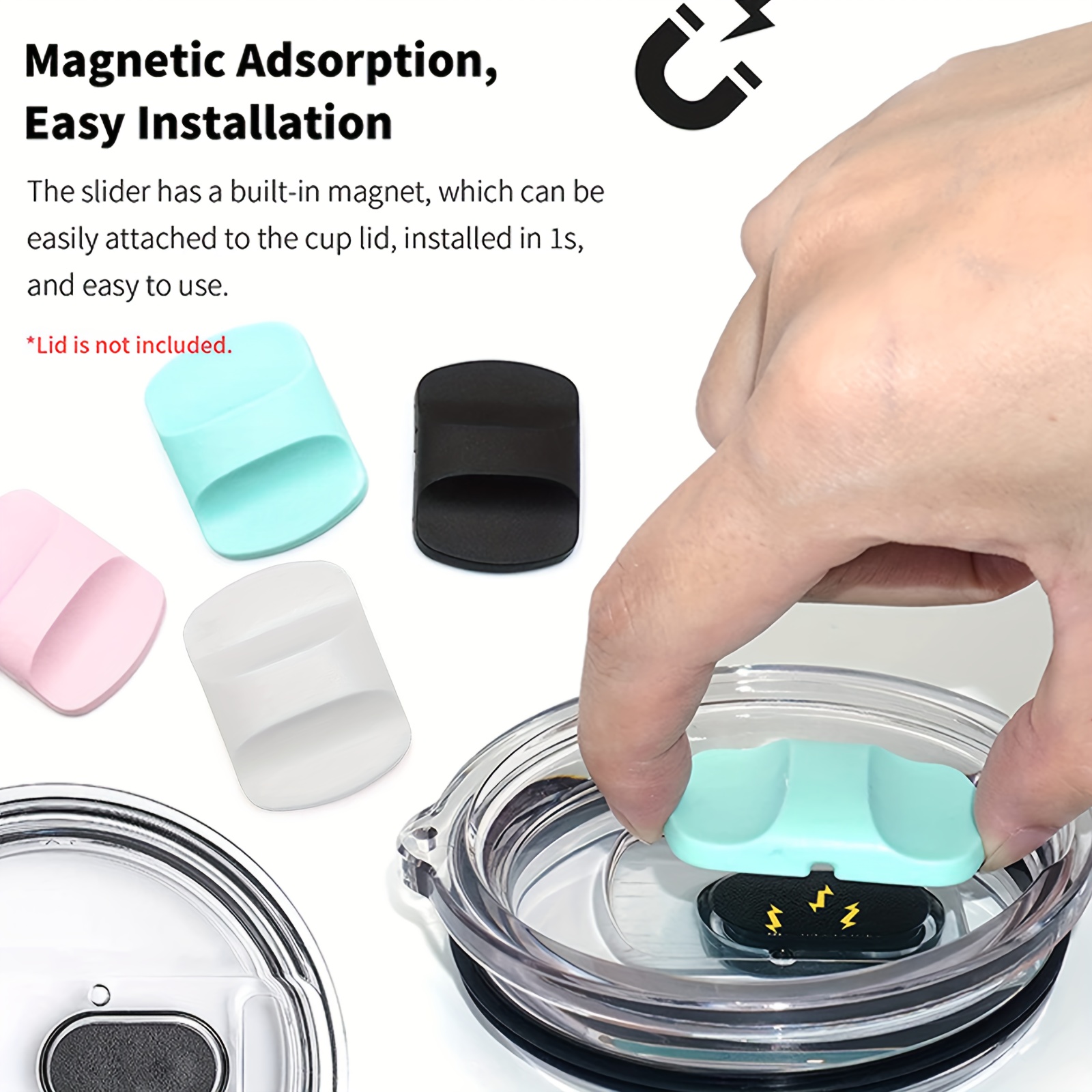 Magnetic Sliders Replacement Magslider For Rambler Lids - Temu
