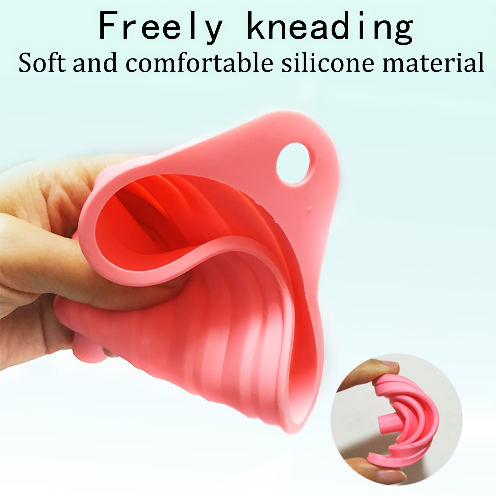 Mini Foldable Silicone Funnel Diamond Painting Accessories Tool