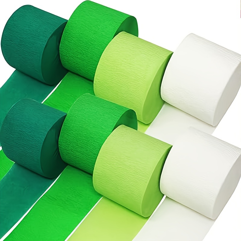 Colorful Crepe Paper Roll Set Pattern Paper Roll - Temu