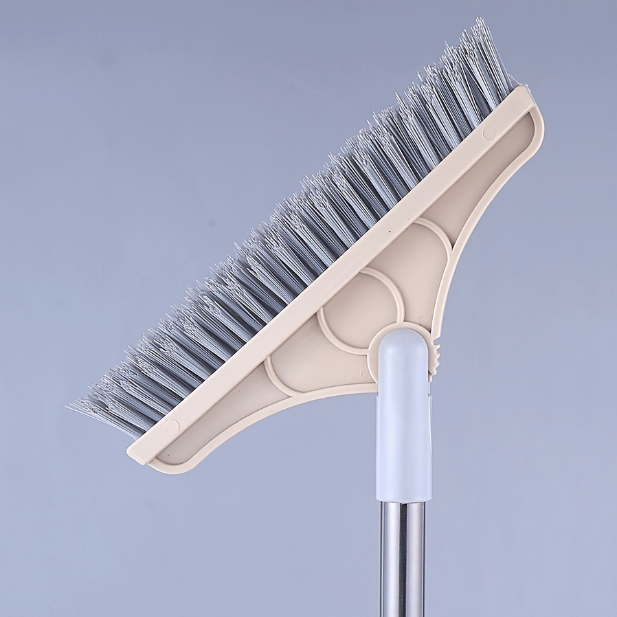 2 In 1 Floor Brush Stainless steel Long Handle Tile Floor Cleaning Brush