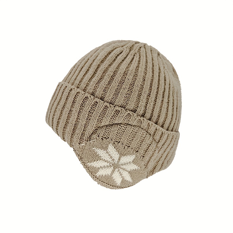 Thickened Velvet Knitted Woolen Hats for Winter, Ear Protection