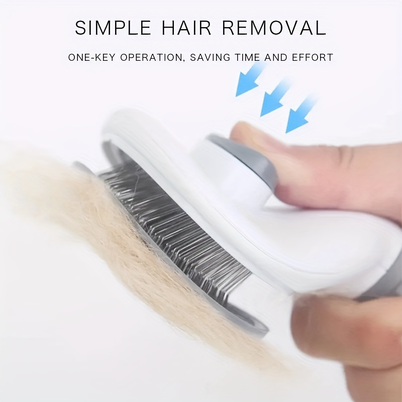 One-Click Slicker Brush for Pets