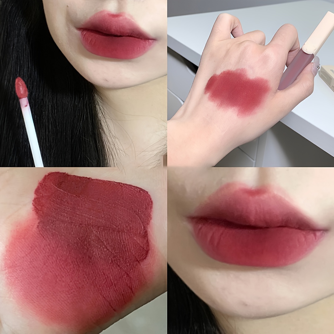 6 Colors Optional Air Lip Mud Velvet Matte Lip Glaze Brightening