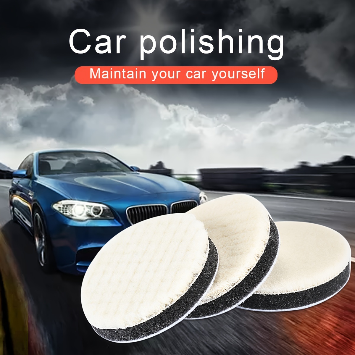 6pcs Car Polishing Pads Kit 3 Inch Car Sponge Buffing Pads Professional Car  Polishers Kit For Car Furniture Sanding Polishing Waxing Sealing
