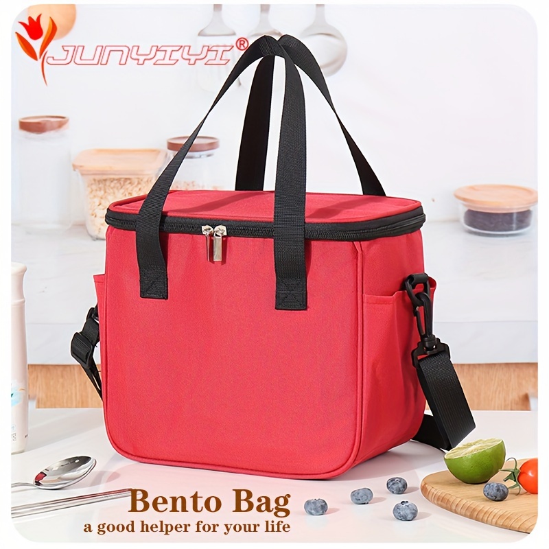 Portable Lunch Bag for Men Women Thickened Lunch Box Bag Aluminum Foil  Insulation Handle Bag Fashion