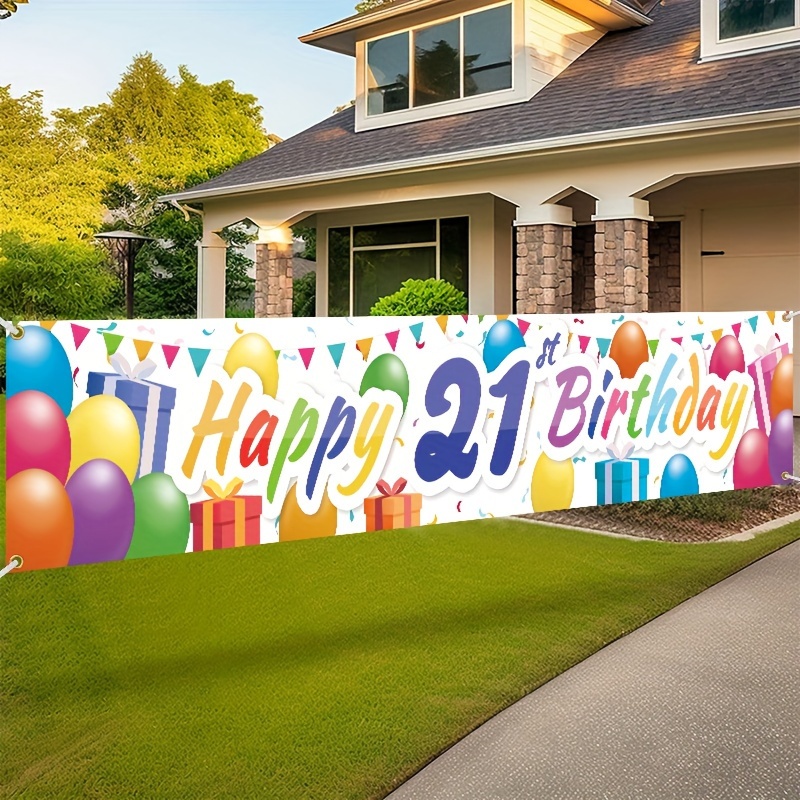 1pc Colorful Happy Birthday Party Decorations For - Temu