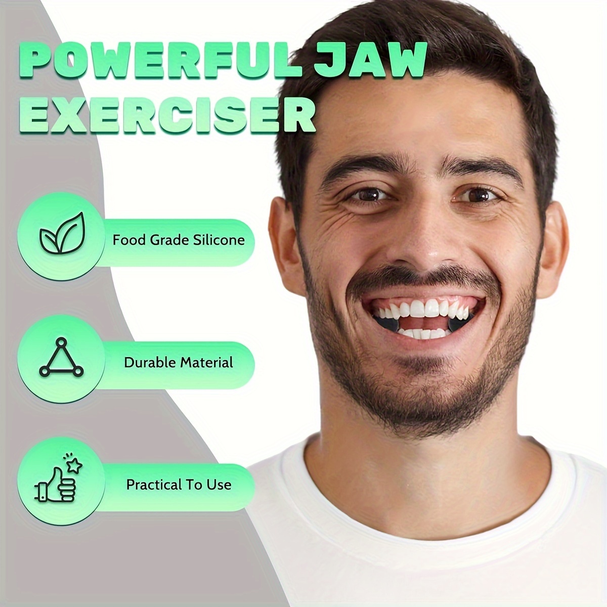 40LBS Jaw Line Exerciser Ball Jaw Exerciser Neck Face Facial