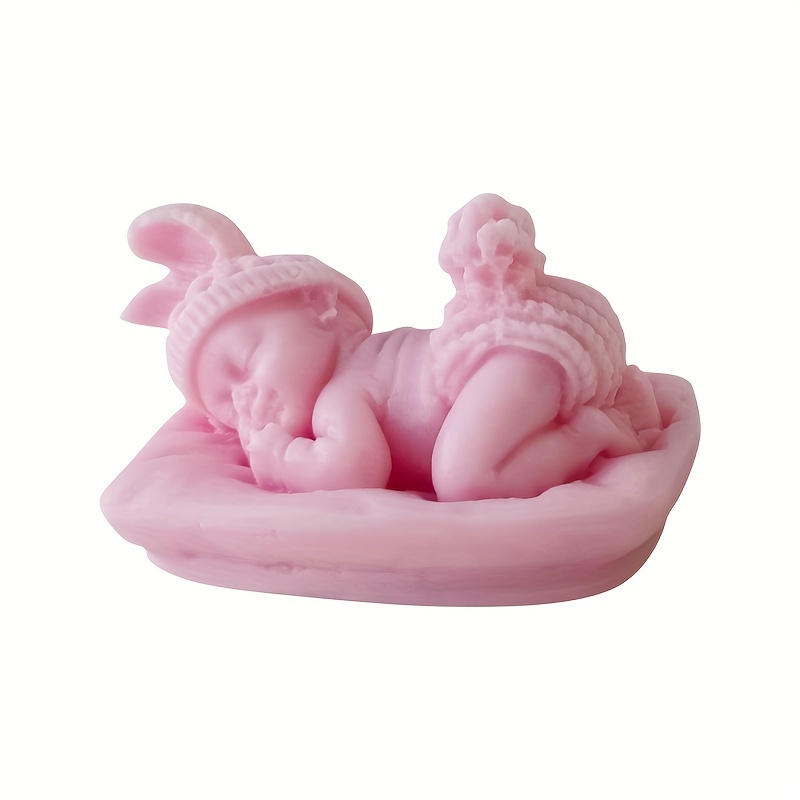 Sleeping Baby Chocolate Mold 3d Silicone Mold Sleeping Baby - Temu