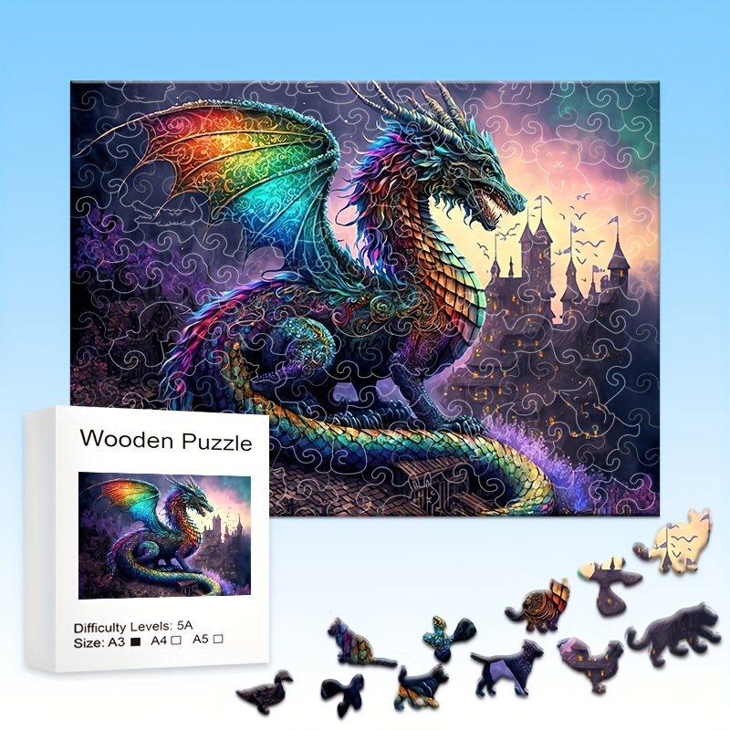 West Mysterious Dragon King Wooden Puzzle Creative Gift Develop Brain, Shop Latest Trends