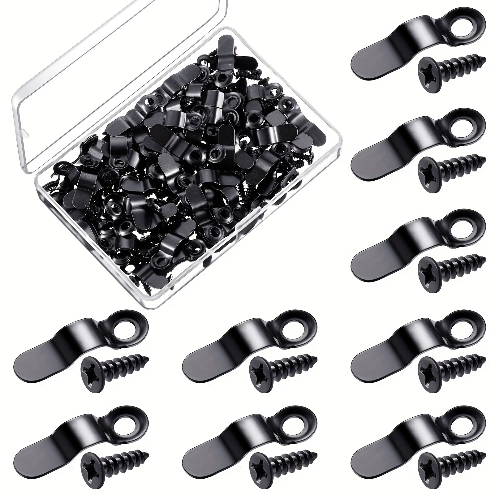 Picture Frame Turn Button Fasteners Set 100pcs