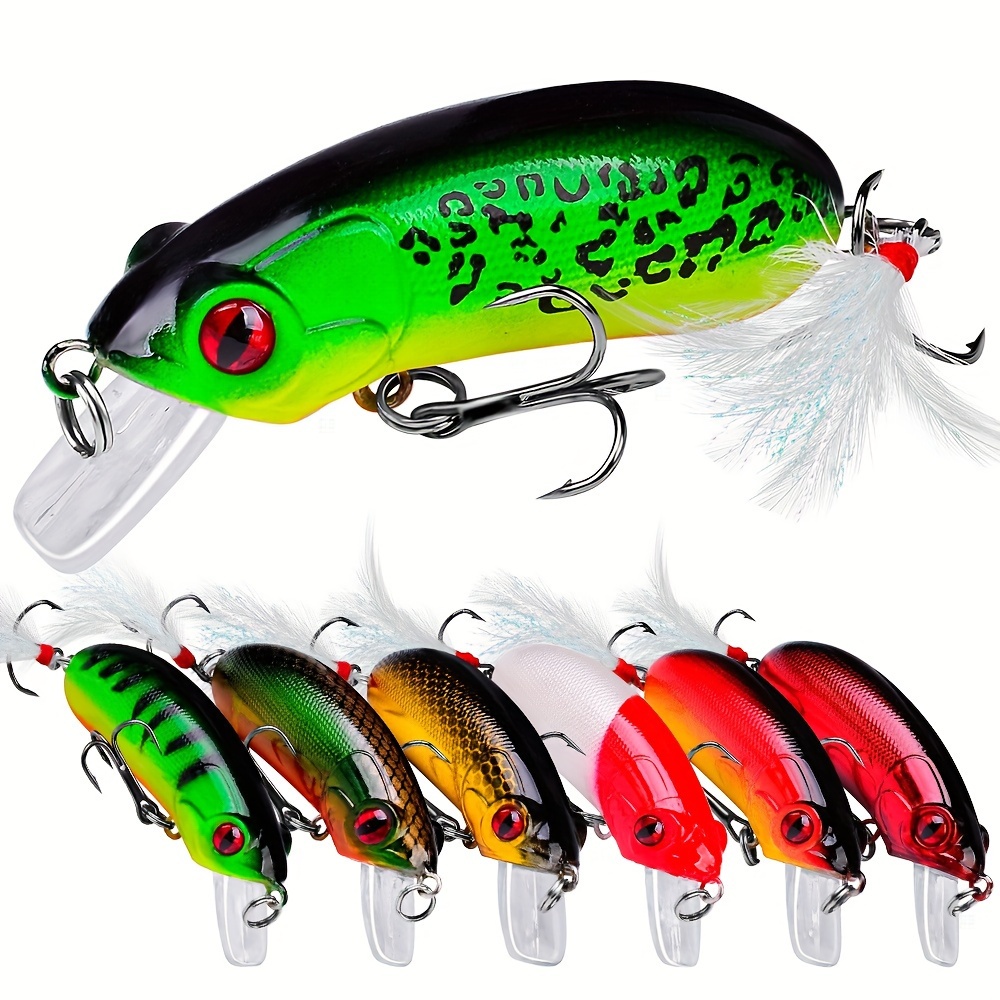 Toxo shaped Bait Small Minnow Floating Water Locust Lure - Temu Canada