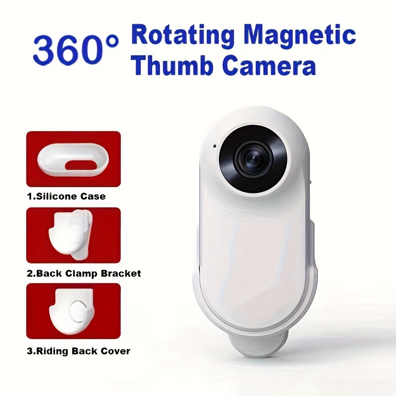 1080p Mini Thumb Cam Cámara Pequeña Portátil Pantalla 0 96 - Temu