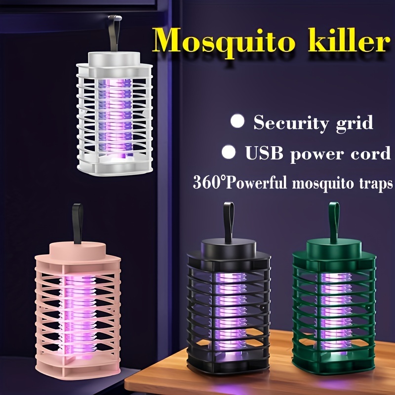 Electric Mosquito Killer Lamp Usb Powered Fly Trap Bug - Temu