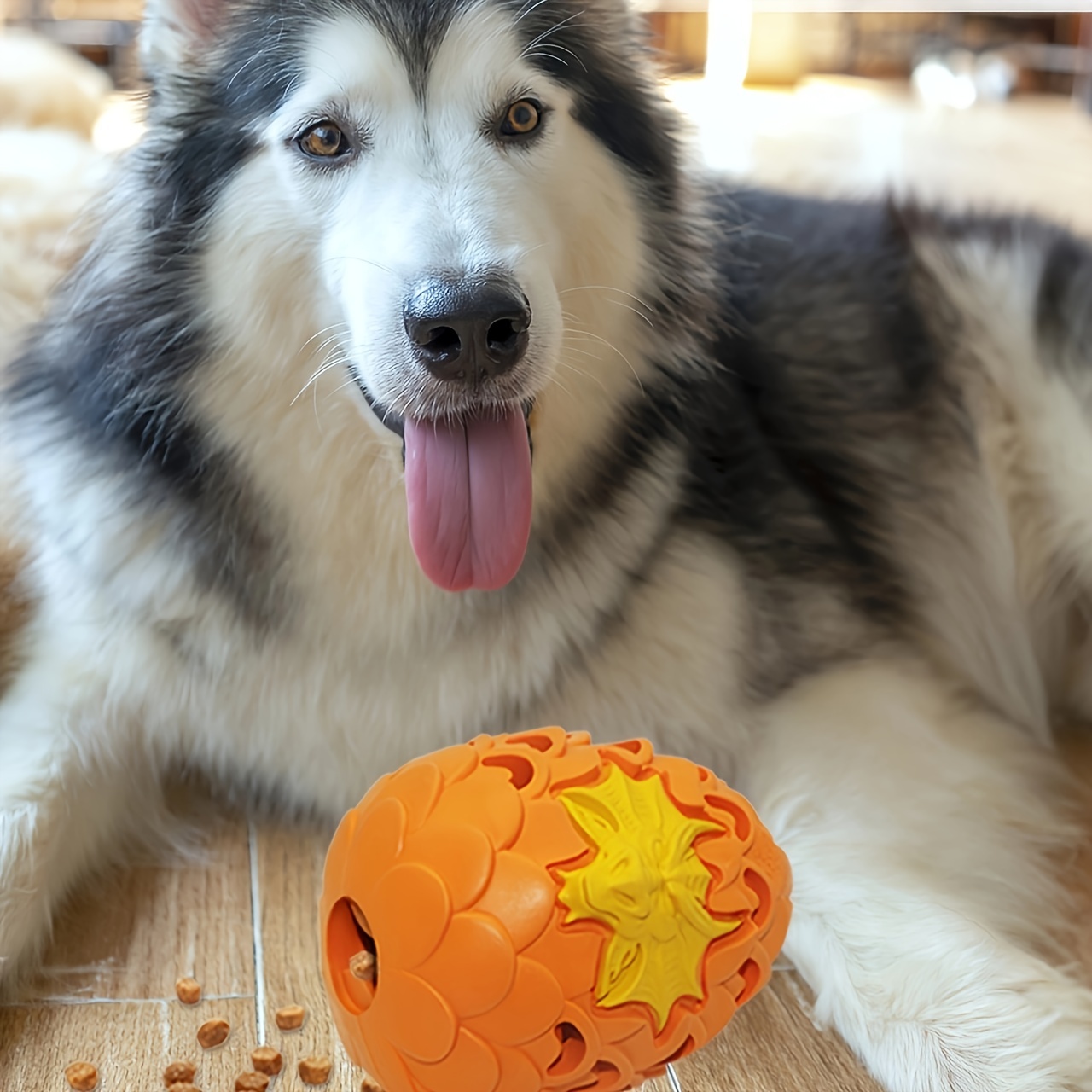 durable natural rubber dragon egg dog toy interactive chew Temu