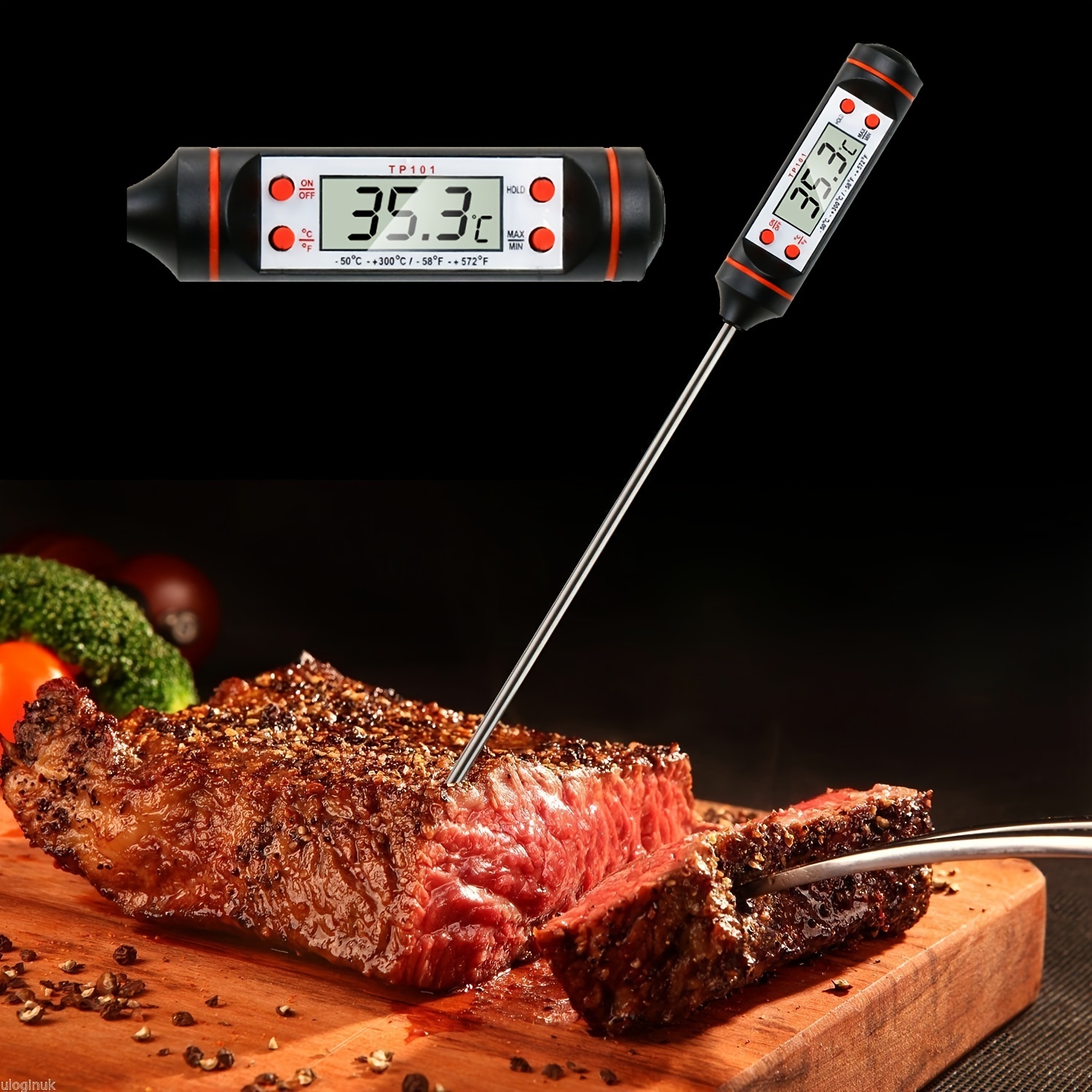 Kitchen Food Thermometer, Steak Thermometer, Household Baking