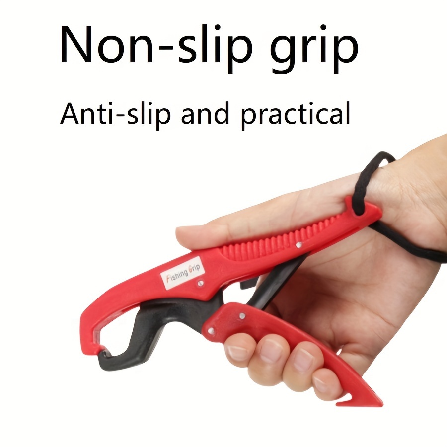 Fishing Grip Pliers 25cm Fishing Tools Serrated Jaws ABS Fish Controller  Floating Fish Tongs Securely Holds Fish Fishing Pliers