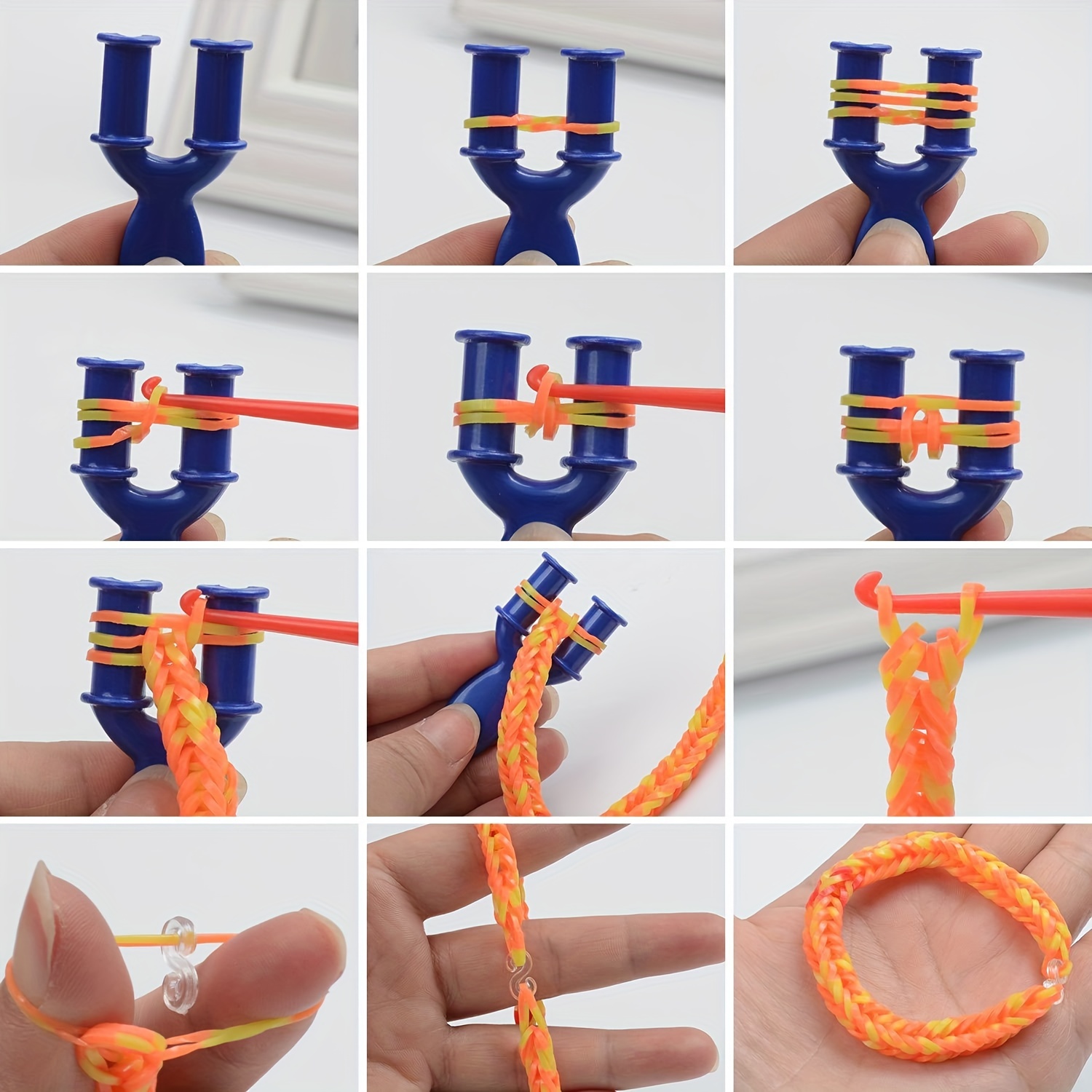 Rubber Bands Bracelet Making Kit Loom Bracelet Making Kit - Temu