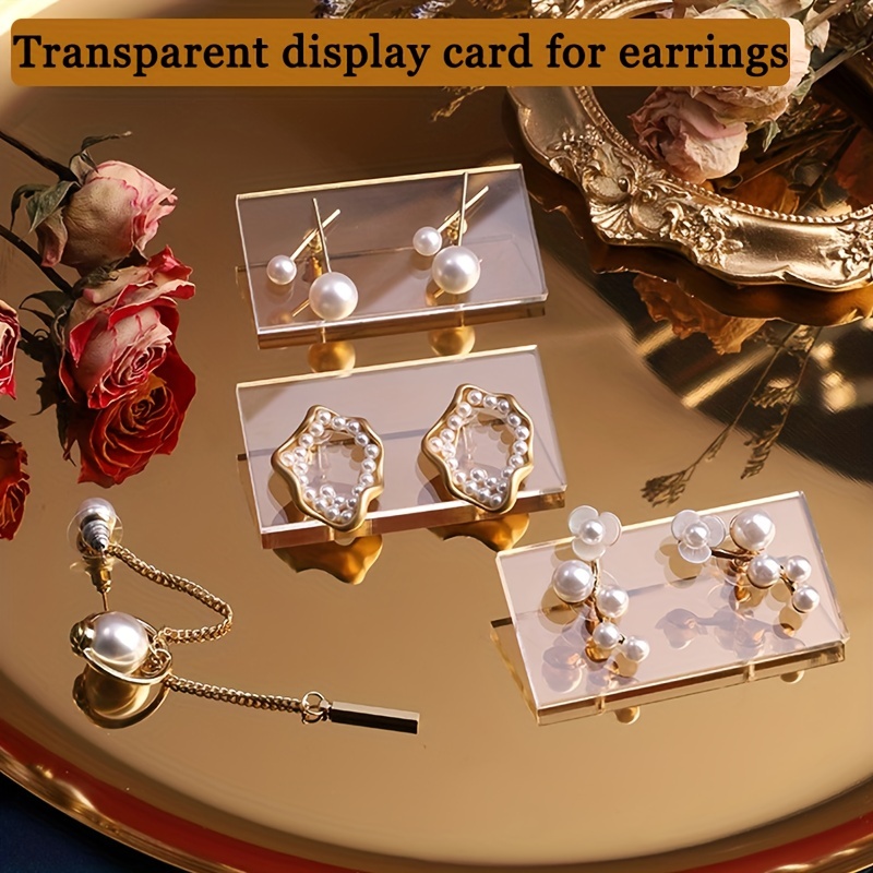 Earring Holder Cards Necklace Display Cards Aesthetic Earring
