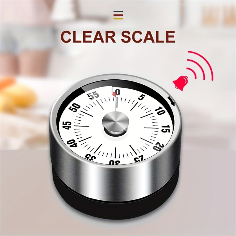 Stainless Steel Mechanical Timer Cooking Baking Timer - Temu