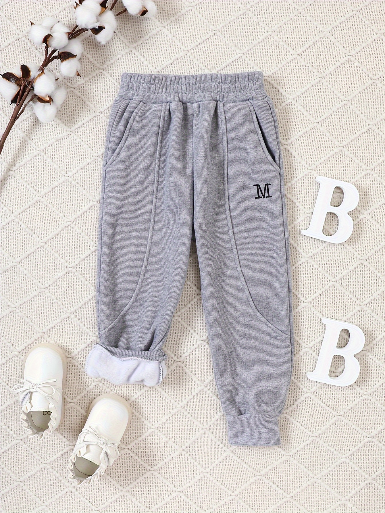 Girls Fleece Pants - Temu