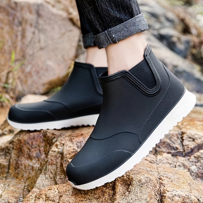 Rain slip on store shoes