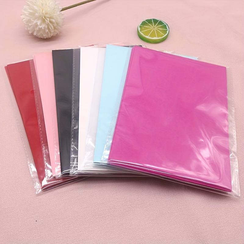 LoyGkgas New 100 Sheets Liner Tissue Paper Wrapping Shoes Clothes Gift  Packaging (Pink) 