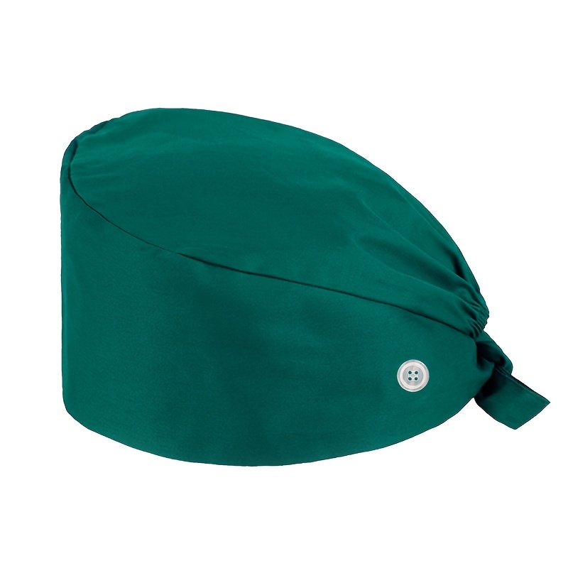 Adjustable Work Cap Nurse Cap Solid Scrub Caps Working Hats Men Women