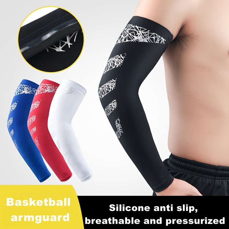 1pc Sports Arm Compression Sleeve Basketball Cycling Arm Warmer UV  Protection