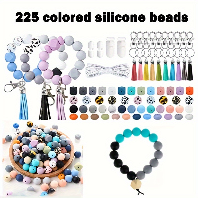 Silicone Beads 4 Pieces 