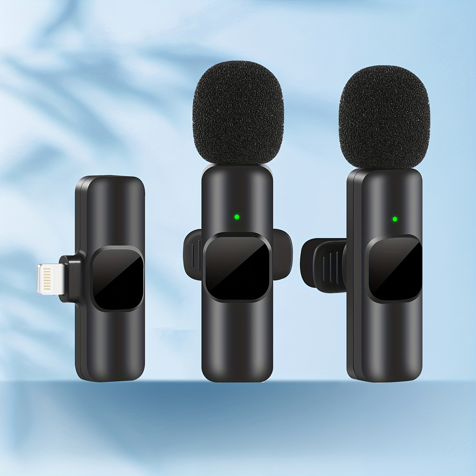 Micrófono Lavalier inalámbrico para iPhone, iPad, podcast de grabación de  video, mini micrófonos profesionales de solapa de 2.4 G, retardo ultra  bajo