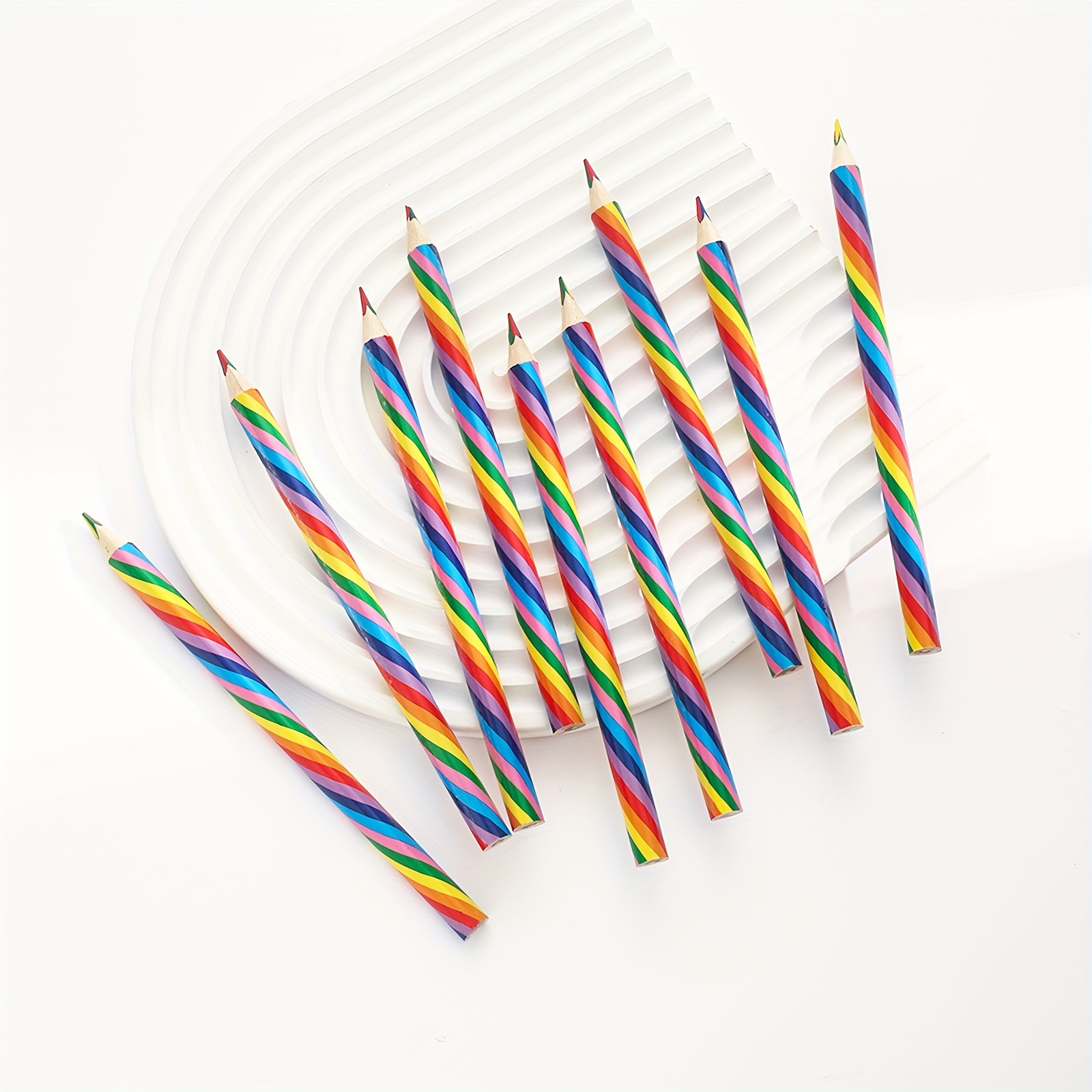 Rainbow Pencils - Temu