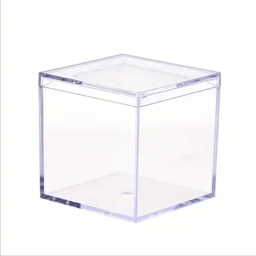 Display Acrylic Boxes Clear Plastic Square Cube Small - Temu Germany