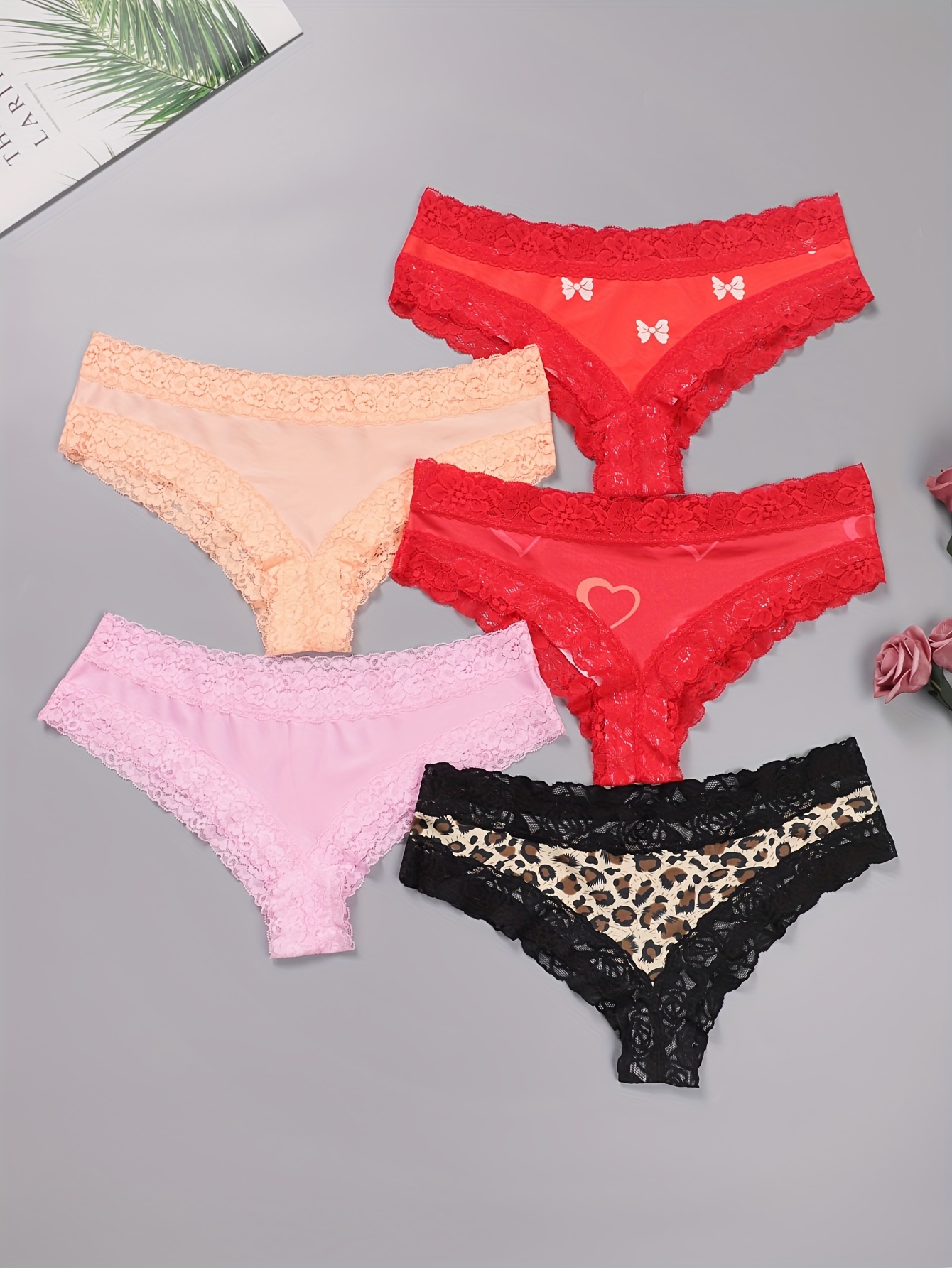 Plus Size Casual Underwear Set Women's Plus Leakproof Medium - Temu