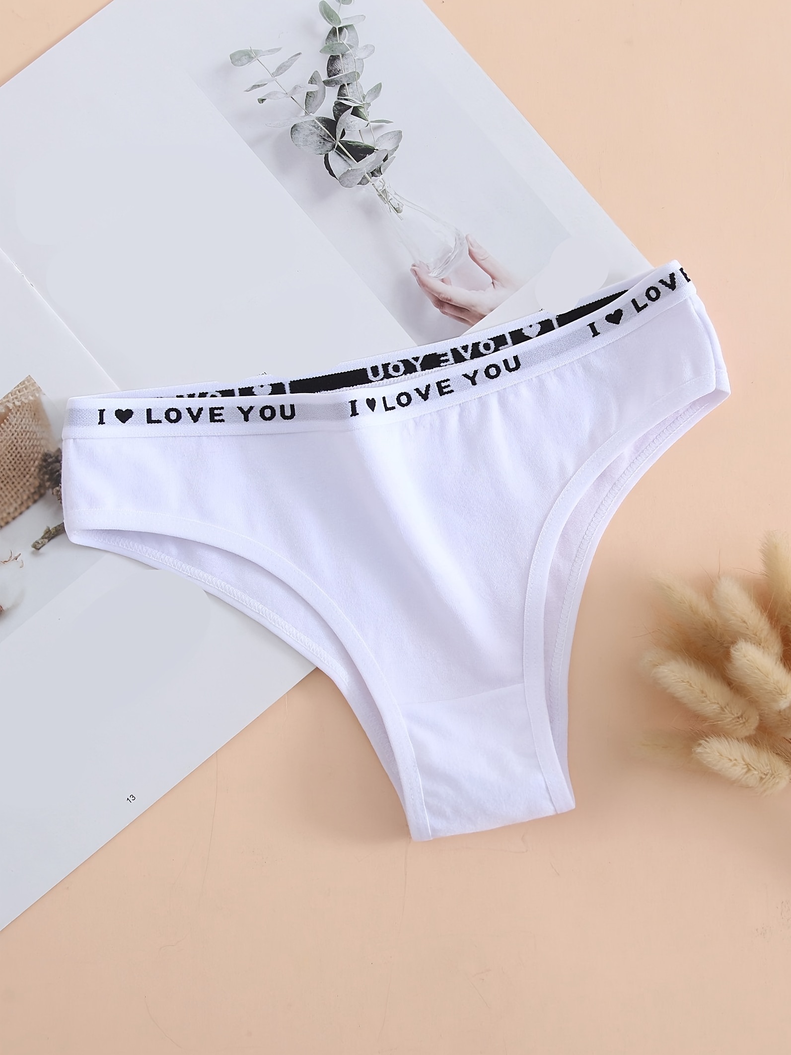 Lingerie Letters Cutout Thong - Women's Underwear Online