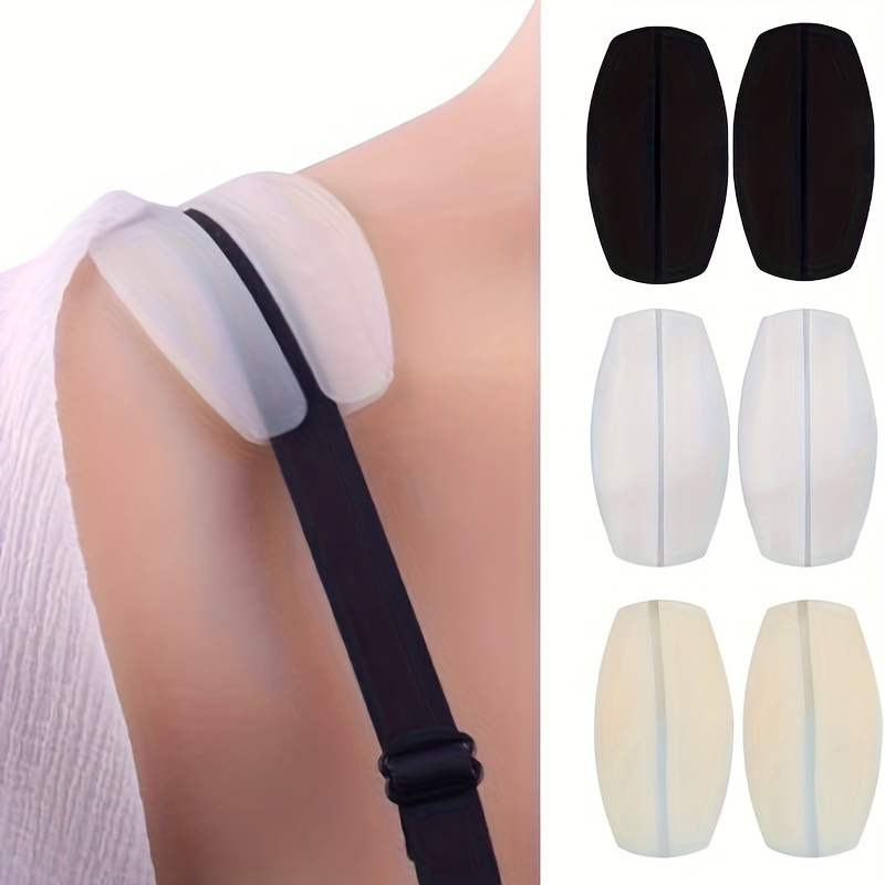 3 Pairs Silicone Shoulder Pad Bra Strap Holder Cushions Non-Slip Shoulder  Pads Pain Relief for Woman : : Clothing & Accessories