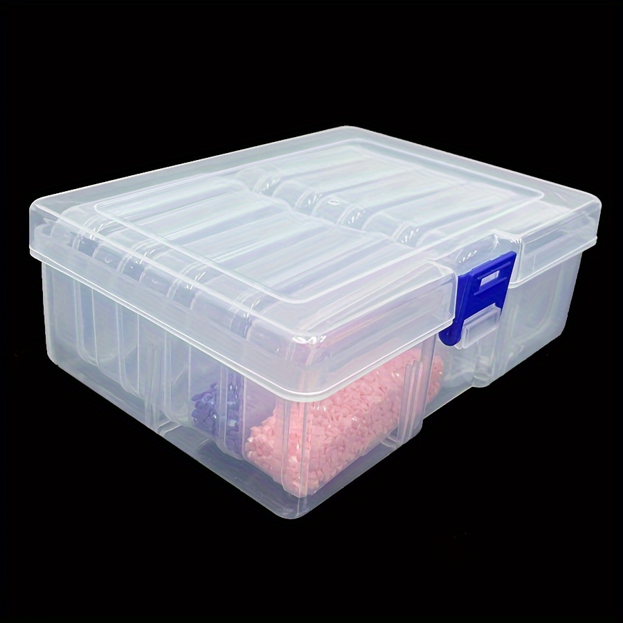 19inch Plastic Tool Box Organizer And Storage With Adjustable  Compartmentmultifu