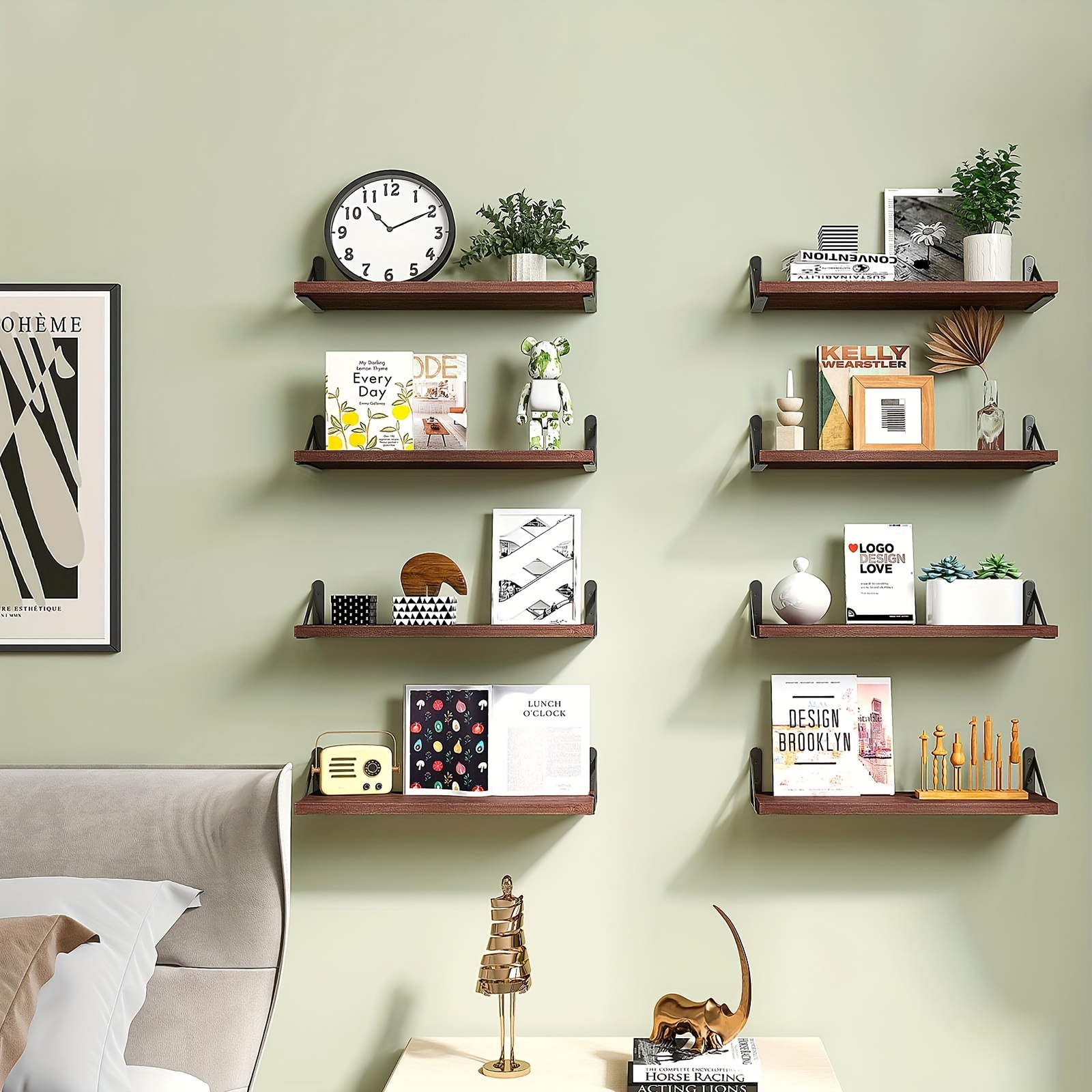 7 estanterías de pared originales para almacenar con estilo en casa