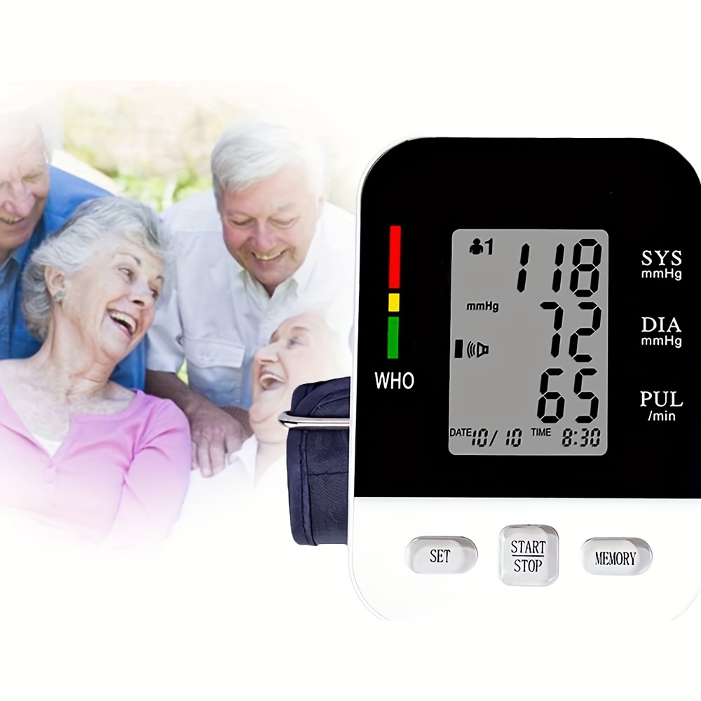 Digital Blood Pressure Monitor with Memory Function - FDA Approved