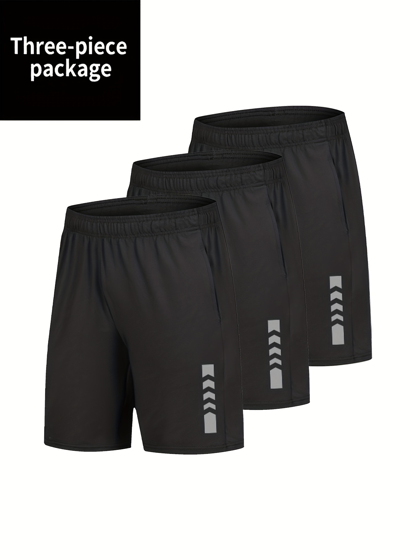 Men's Running Breathable Shorts Dry - black