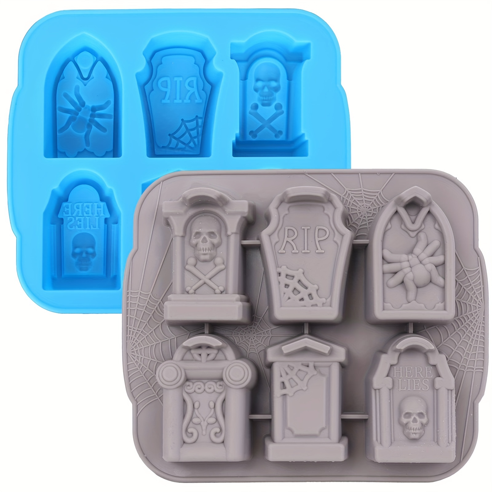 Halloween Series Pendants Silicone Mold Coffin Shape With - Temu