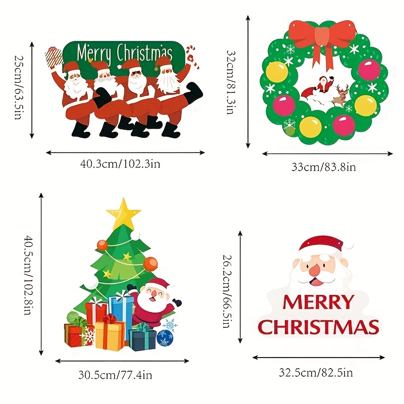 Natal - Placa Decorativa para Porta ou Parede - Ho Ho Ho, Feliz Natal